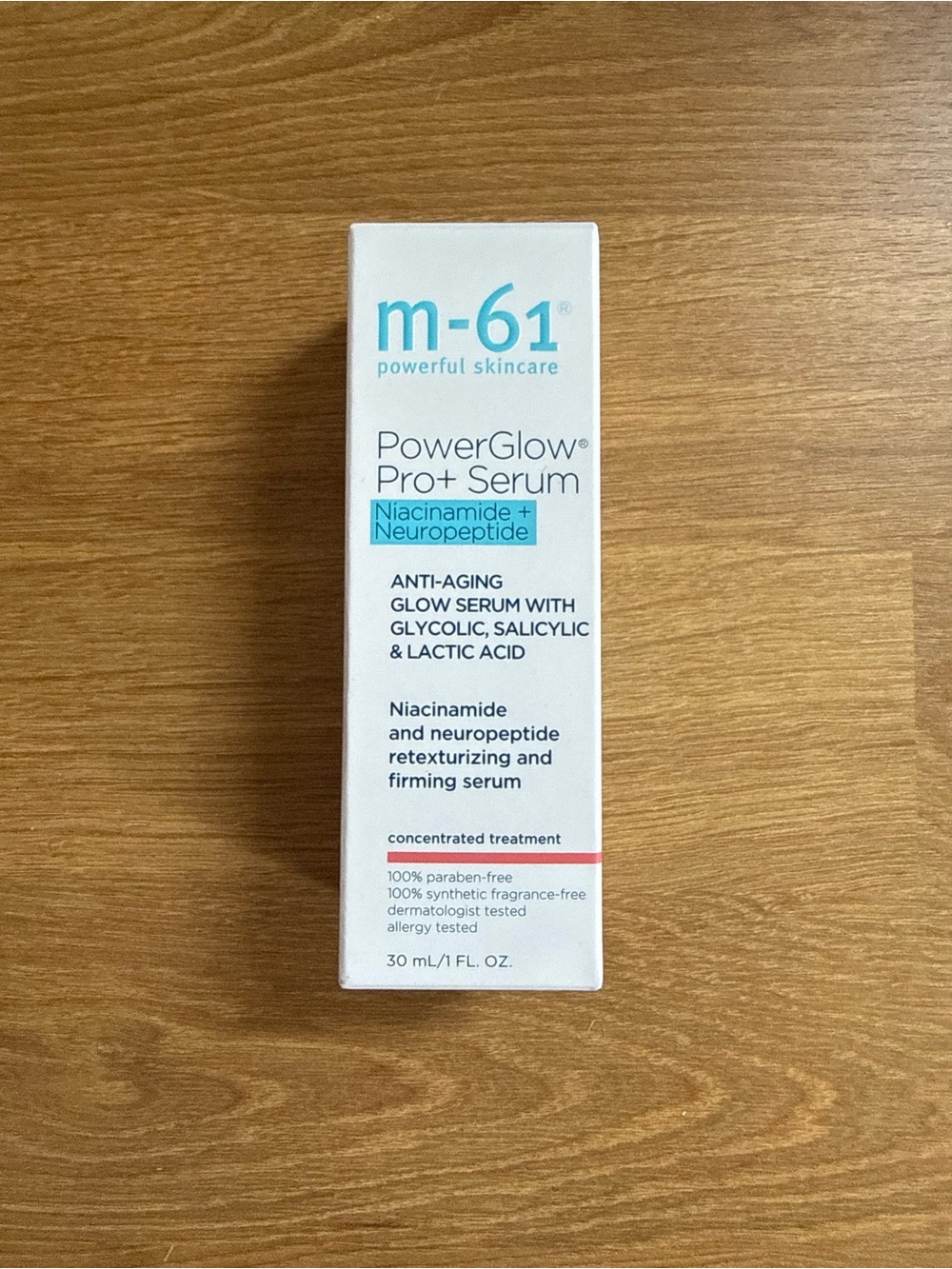 *BNIB* m-61 PowerGlow Pro+ Niacinamide+Neuropeptide Serum
